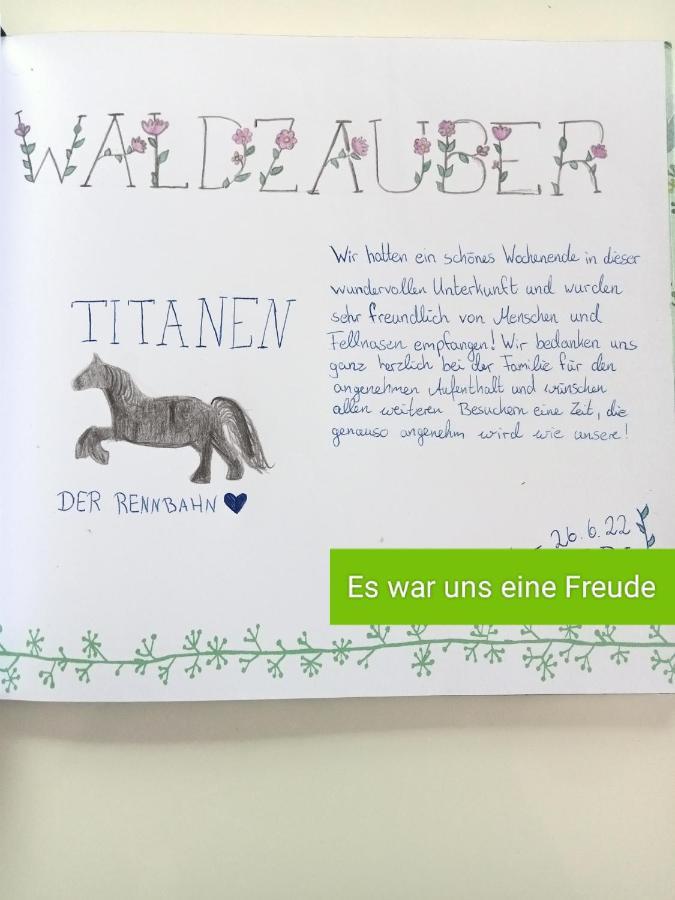 Ferienzimmer Waldzauber Borkwalde Exteriér fotografie